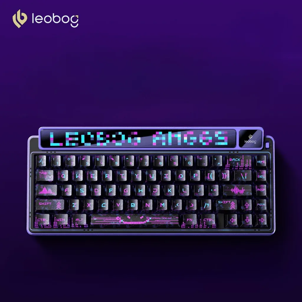 Leobog AMG65 Mechanical Keyboard - Stunning LED LCD Display