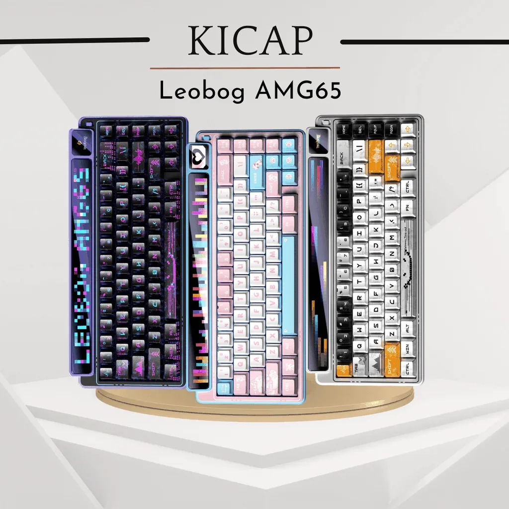 Leobog AMG65 Mechanical Keyboard - Stunning LED LCD Display