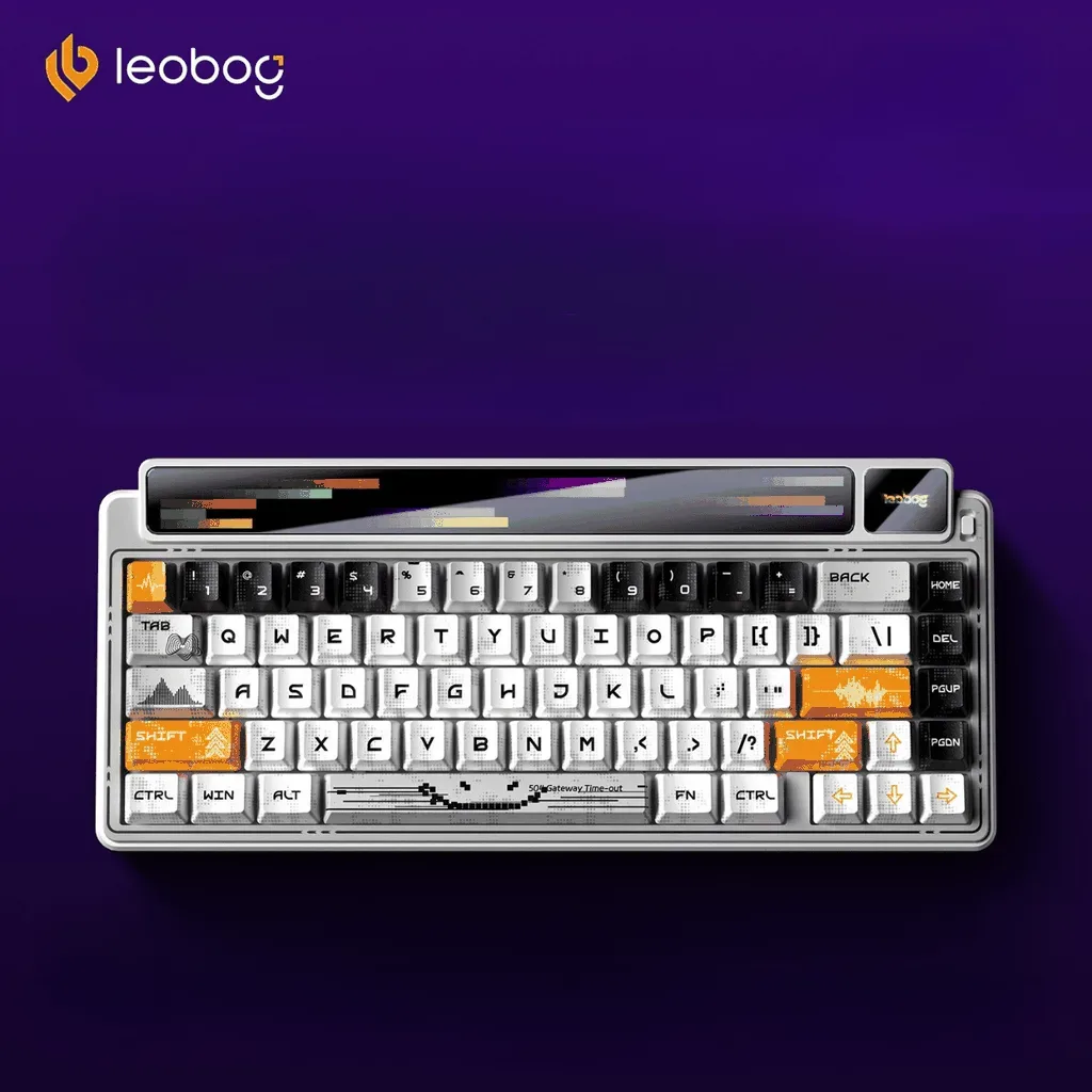 Leobog AMG65 Mechanical Keyboard - Stunning LED LCD Display