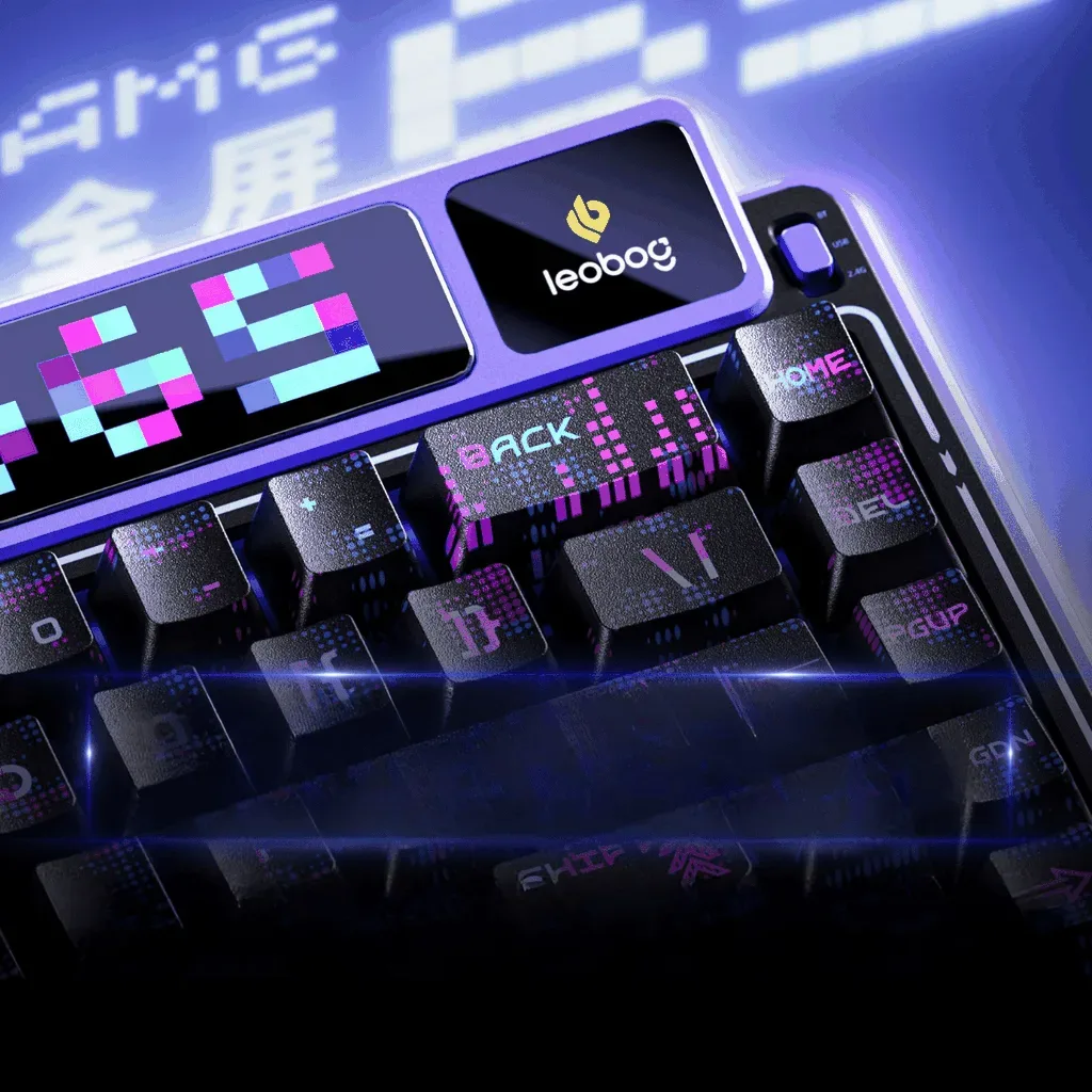 Leobog AMG65 Mechanical Keyboard - Stunning LED LCD Display
